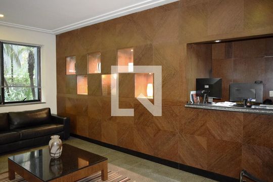 Hall de entrada de apartamento para alugar com 1 quarto, 52m² em Jardim Paulista, São Paulo