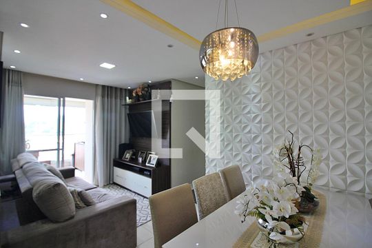 Sala  de apartamento à venda com 3 quartos, 75m² em Jardim Paramount, São Bernardo do Campo