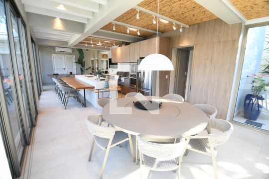 Varanda Gourmet de casa de condomínio para alugar com 4 quartos, 398m² em Vila Hollândia, Campinas