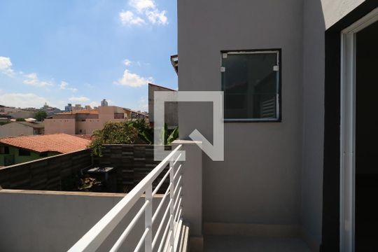 Varanda da Suíte de casa à venda com 2 quartos, 134m² em Vila Curuçá, Santo André