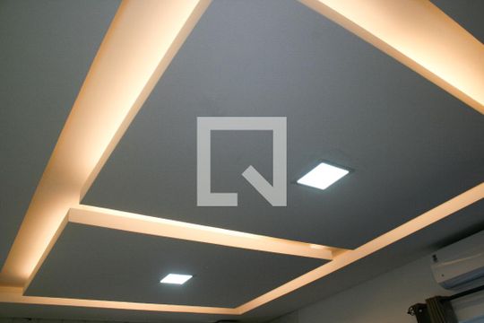Detalhe Sala de casa de condomínio para alugar com 2 quartos, 62m² em Balneario Pires, Praia Grande