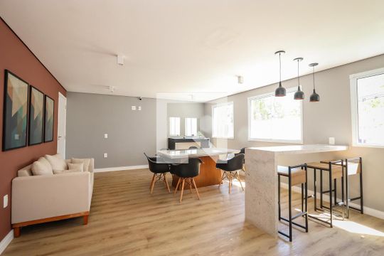 Área comum - Salão de festas de kitnet/studio à venda com 2 quartos, 34m² em Vila Andrade, São Paulo