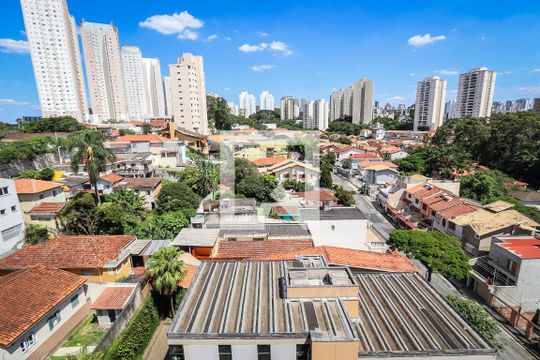 Vista do Quarto de kitnet/studio à venda com 2 quartos, 34m² em Vila Andrade, São Paulo