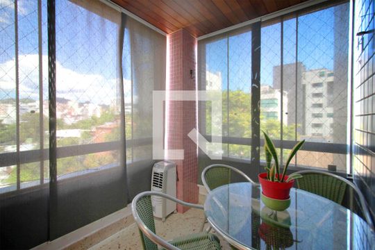 Varanda da Suite de apartamento à venda com 4 quartos, 220m² em Cruzeiro, Belo Horizonte