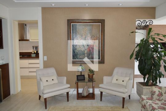 Sala de apartamento à venda com 3 quartos, 140m² em Bosque da Saúde, São Paulo