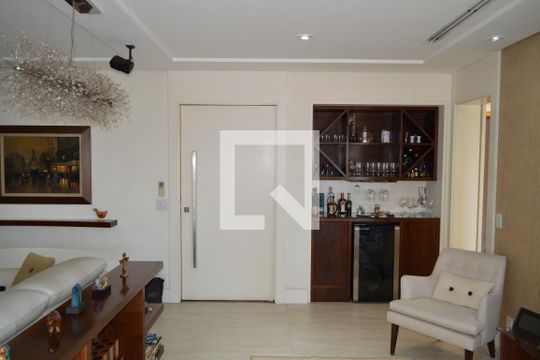 Sala de apartamento à venda com 3 quartos, 140m² em Bosque da Saúde, São Paulo