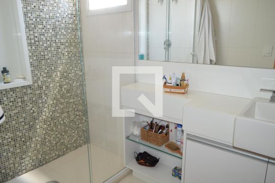 Banheiro da Suíte 3 de apartamento à venda com 3 quartos, 140m² em Bosque da Saúde, São Paulo