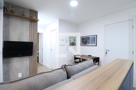 Sala de apartamento para alugar com 2 quartos, 41m² em Barra Funda, São Paulo