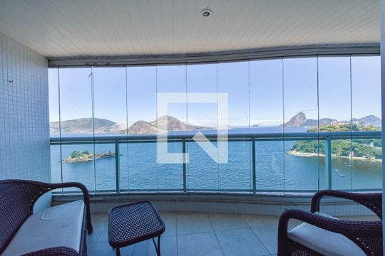 Varanda da Sala de apartamento à venda com 4 quartos, 198m² em Boa Viagem, Niterói