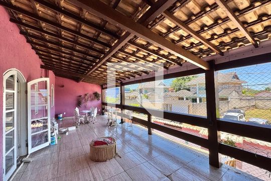 Varanda (Segundo andar) de casa de condomínio à venda com 4 quartos, 300m² em Vargem Pequena, Rio de Janeiro