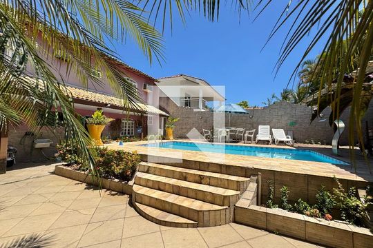 Área externa de casa de condomínio à venda com 4 quartos, 300m² em Vargem Pequena, Rio de Janeiro
