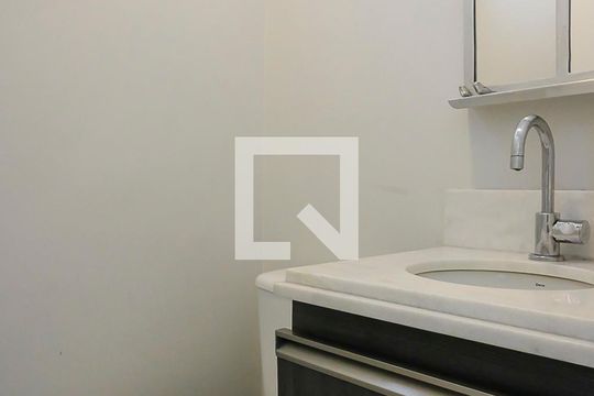 Lavabo de apartamento à venda com 3 quartos, 104m² em Vila Caminho do Mar, São Bernardo do Campo