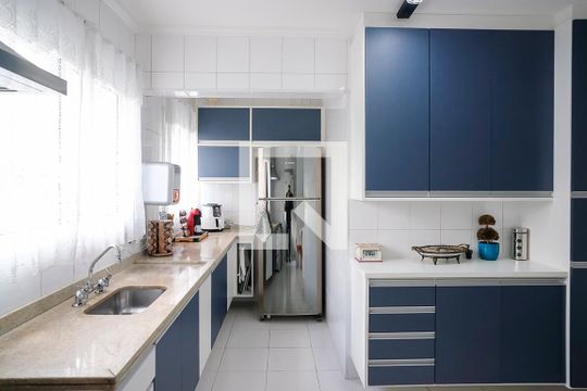 Cozinha de apartamento à venda com 3 quartos, 104m² em Vila Caminho do Mar, São Bernardo do Campo