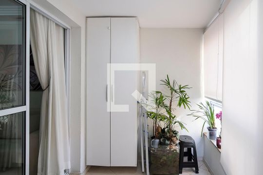 Varanda da sala de apartamento à venda com 3 quartos, 104m² em Vila Caminho do Mar, São Bernardo do Campo