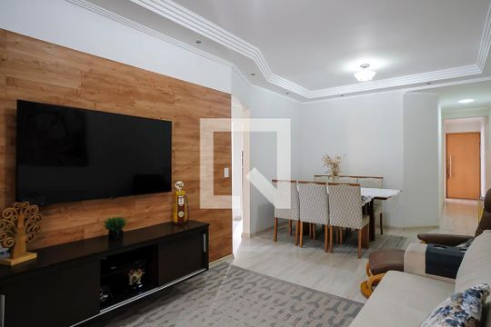Sala de apartamento à venda com 3 quartos, 104m² em Vila Caminho do Mar, São Bernardo do Campo