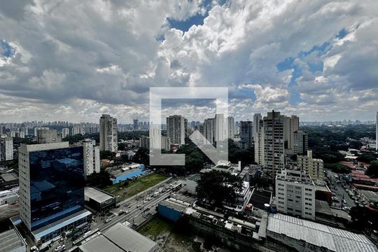 Vista de apartamento à venda com 1 quarto, 23m² em Santo Amaro, São Paulo