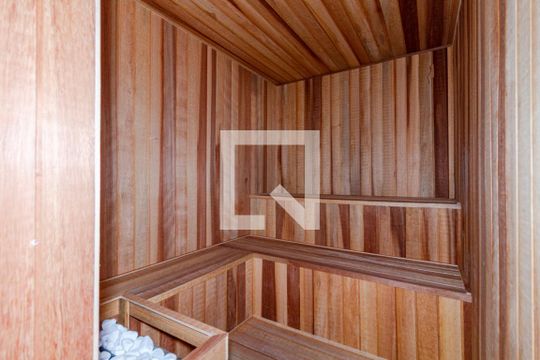 Área comum - Sauna de kitnet/studio à venda com 1 quarto, 31m² em Pinheiros, São Paulo
