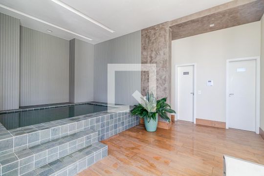 Área comum - Piscina de kitnet/studio à venda com 1 quarto, 31m² em Pinheiros, São Paulo