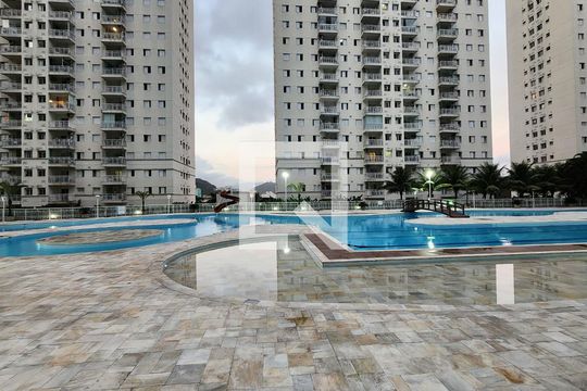 Área comum - Piscina de apartamento para alugar com 2 quartos, 64m² em Marapé, Santos