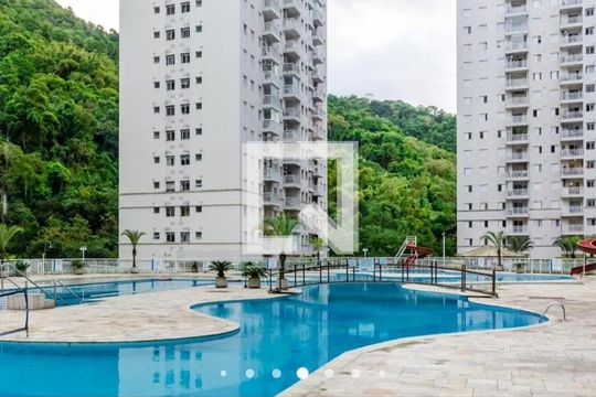 Área comum - Piscina de apartamento para alugar com 2 quartos, 64m² em Marapé, Santos