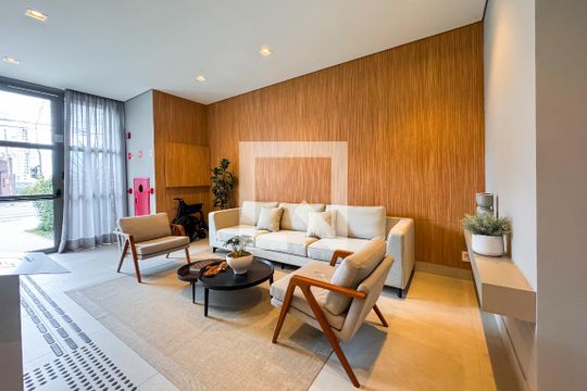 Hall social de kitnet/studio à venda com 1 quarto, 21m² em Vila Firmiano Pinto, São Paulo