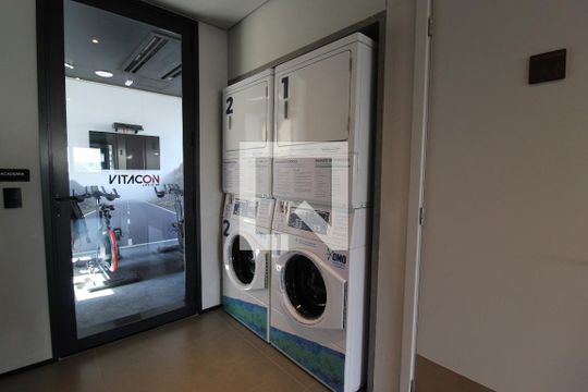 Área Comum - Lavanderia de kitnet/studio para alugar com 1 quarto, 24m² em Vila Olímpia, São Paulo