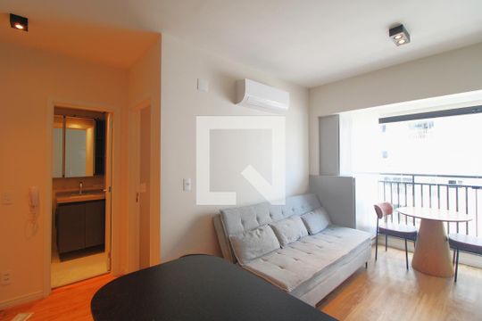 Sala de apartamento à venda com 1 quarto, 29m² em Vila Santa Catarina, São Paulo