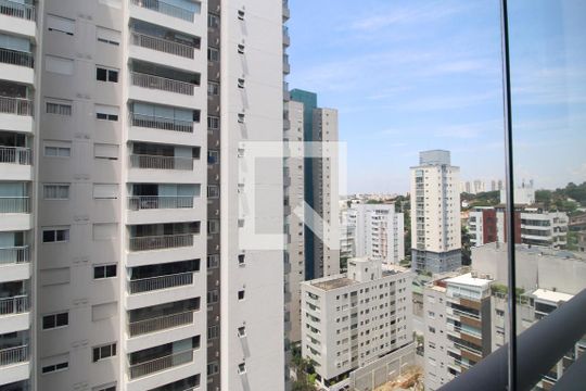 Vista da Sala de apartamento à venda com 1 quarto, 29m² em Vila Santa Catarina, São Paulo