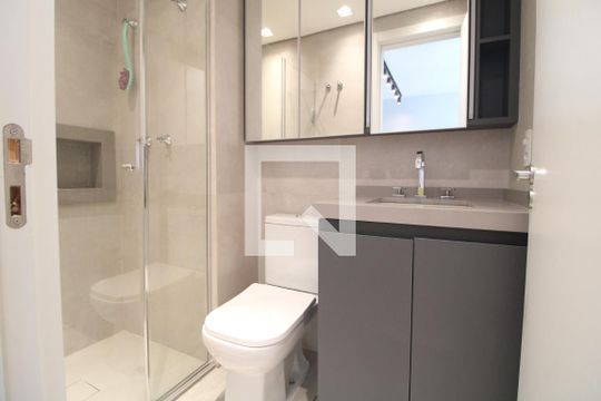 Banheiro de apartamento à venda com 1 quarto, 29m² em Vila Santa Catarina, São Paulo
