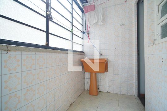 Área de Serviço de apartamento à venda com 3 quartos, 84m² em Bom Jesus, Porto Alegre