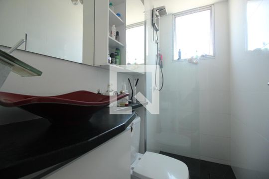 Banheiro Social de apartamento à venda com 2 quartos, 100m² em Graça, Belo Horizonte
