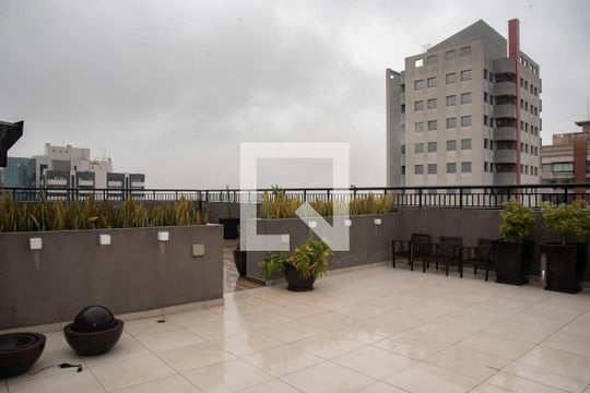 Área comum - Rooftop de apartamento para alugar com 1 quarto, 26m² em Mirandópolis, São Paulo