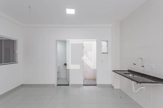 Sala e cozinha de apartamento à venda com 1 quarto, 33m² em Vila Moinho Velho, São Paulo