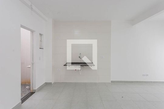 Sala e cozinha de apartamento à venda com 1 quarto, 33m² em Vila Moinho Velho, São Paulo