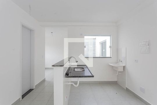 Sala e cozinha de apartamento à venda com 1 quarto, 31m² em Vila Moinho Velho, São Paulo