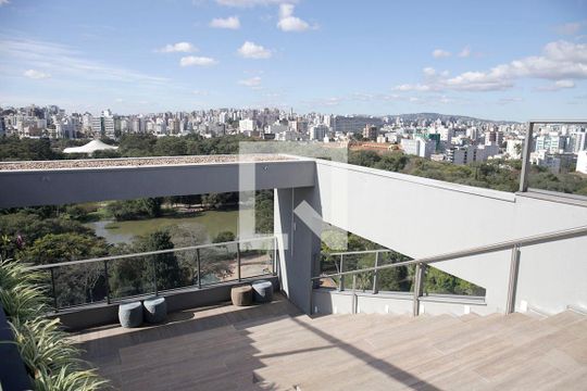 Área Comum - Rooftop de kitnet/studio à venda com 1 quarto, 25m² em Farroupilha, Porto Alegre
