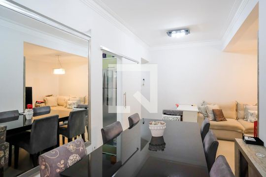 Sala de apartamento para alugar com 3 quartos, 92m² em Santa Maria, São Caetano do Sul