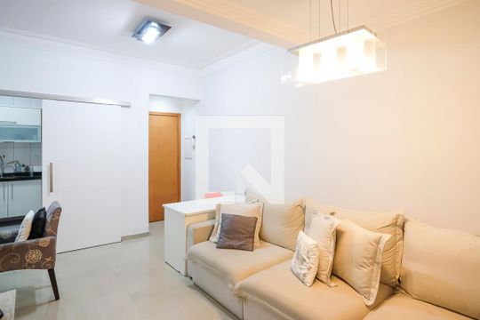 Sala de apartamento para alugar com 3 quartos, 92m² em Santa Maria, São Caetano do Sul
