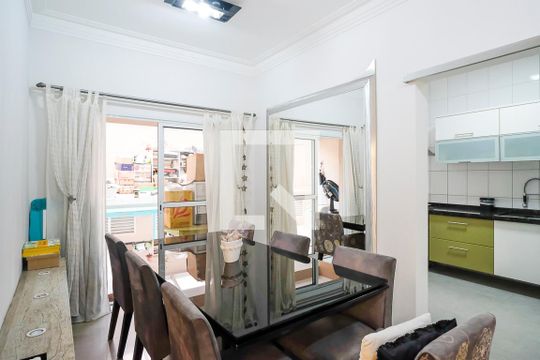 Sala de apartamento para alugar com 3 quartos, 92m² em Santa Maria, São Caetano do Sul