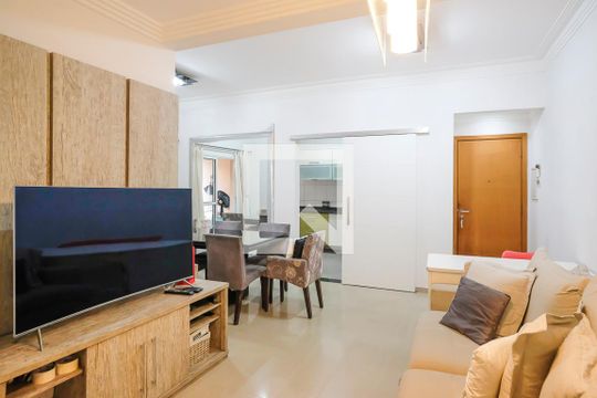 Sala de apartamento para alugar com 3 quartos, 92m² em Santa Maria, São Caetano do Sul