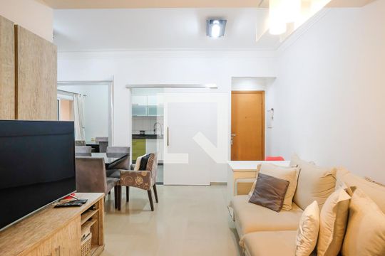 Sala de apartamento para alugar com 3 quartos, 92m² em Santa Maria, São Caetano do Sul