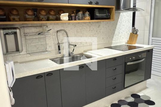 Cozinha de apartamento à venda com 3 quartos, 125m² em Boa Vista, São Caetano do Sul