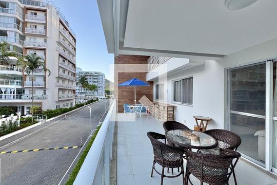 Varanda de apartamento à venda com 2 quartos, 83m² em Recreio dos Bandeirantes, Rio de Janeiro