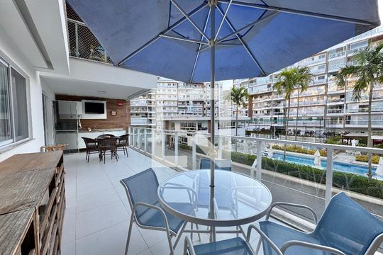 Varanda de apartamento à venda com 2 quartos, 83m² em Recreio dos Bandeirantes, Rio de Janeiro