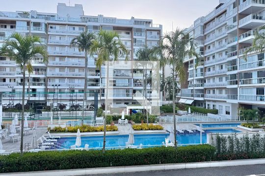 Varanda - Vista de apartamento à venda com 2 quartos, 83m² em Recreio dos Bandeirantes, Rio de Janeiro