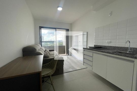 Sala/Cozinha de apartamento à venda com 1 quarto, 31m² em Butantã, São Paulo