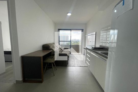 Sala/Cozinha de apartamento à venda com 1 quarto, 31m² em Butantã, São Paulo