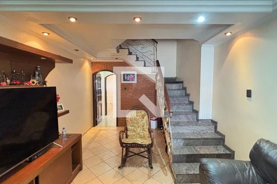 Sala de casa à venda com 3 quartos, 221m² em Jardim Ipanema, Santo André