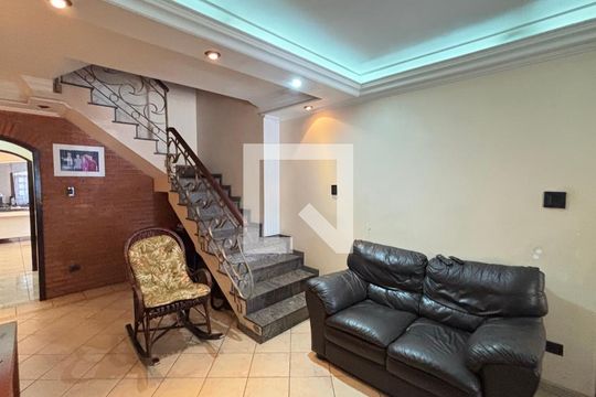 Sala de casa à venda com 3 quartos, 221m² em Jardim Ipanema, Santo André