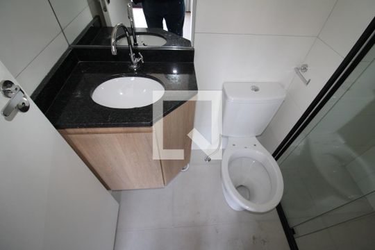 Banheiro de kitnet/studio para alugar com 1 quarto, 28m² em Jardim Sao Paulo(zona Norte), São Paulo